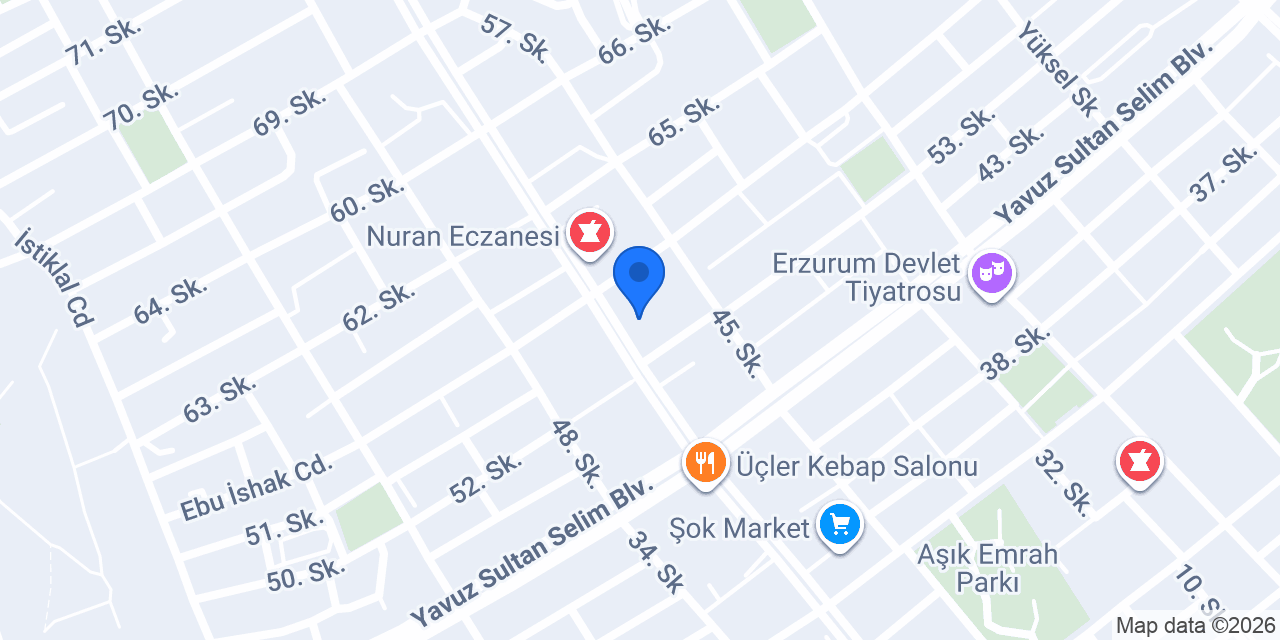 Şehir 25 Eczanesi konumu