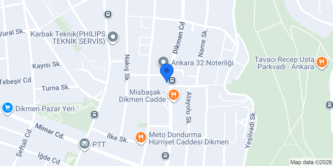 Çankaya Kuyumculuk konumu