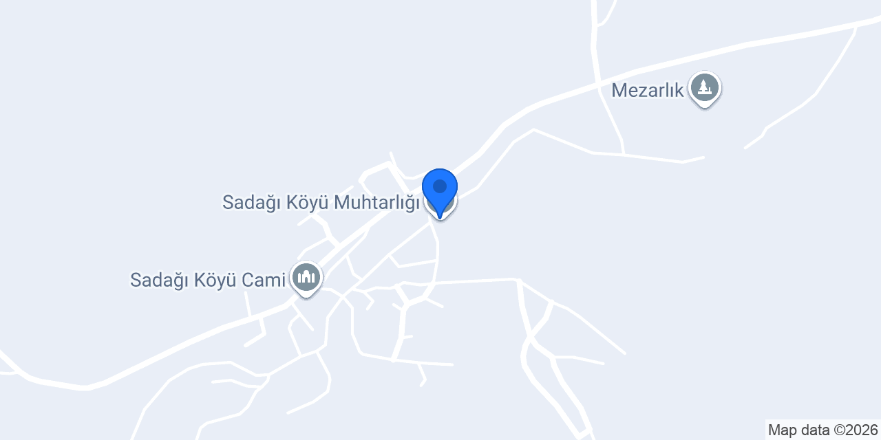 Sadağı Köyü Muhtarlığı konumu