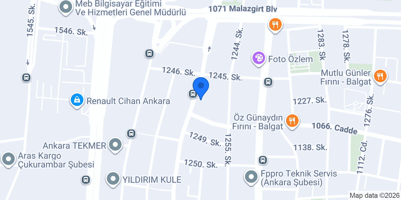 YMK MİMARLIK konumu