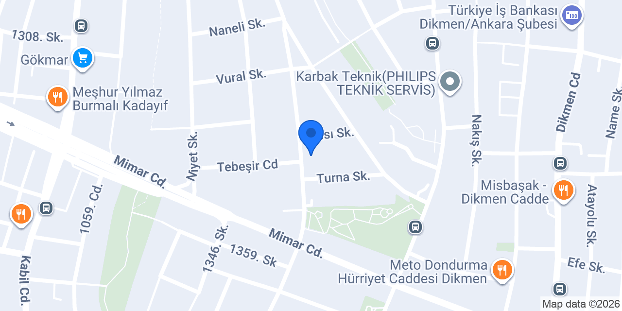 Erdem Teknik Tesisat konumu