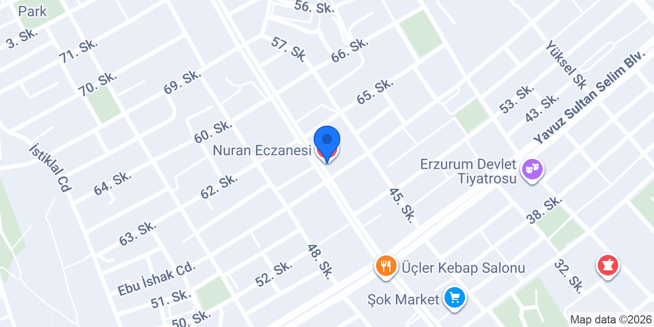Nuran Eczanesi konumu