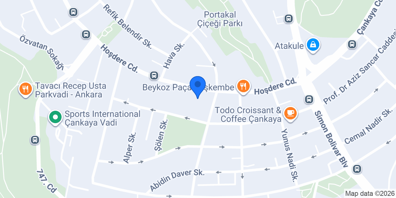 QNB Çankaya Şubesi konumu