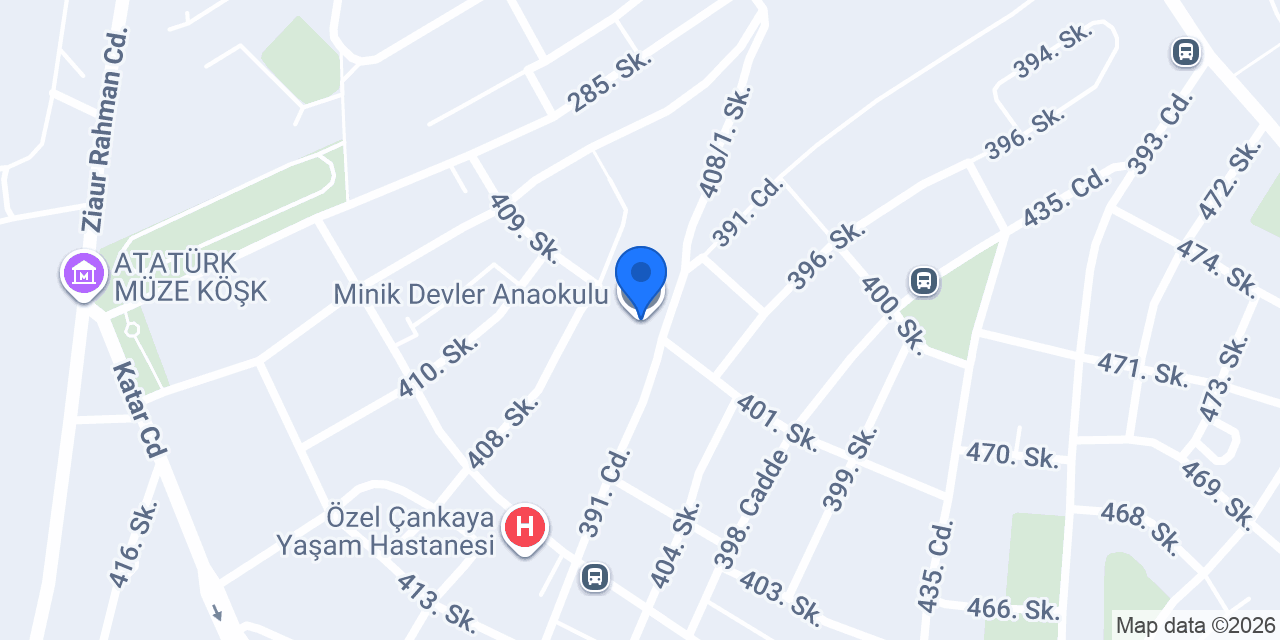 Minik Devler Anaokulu konumu