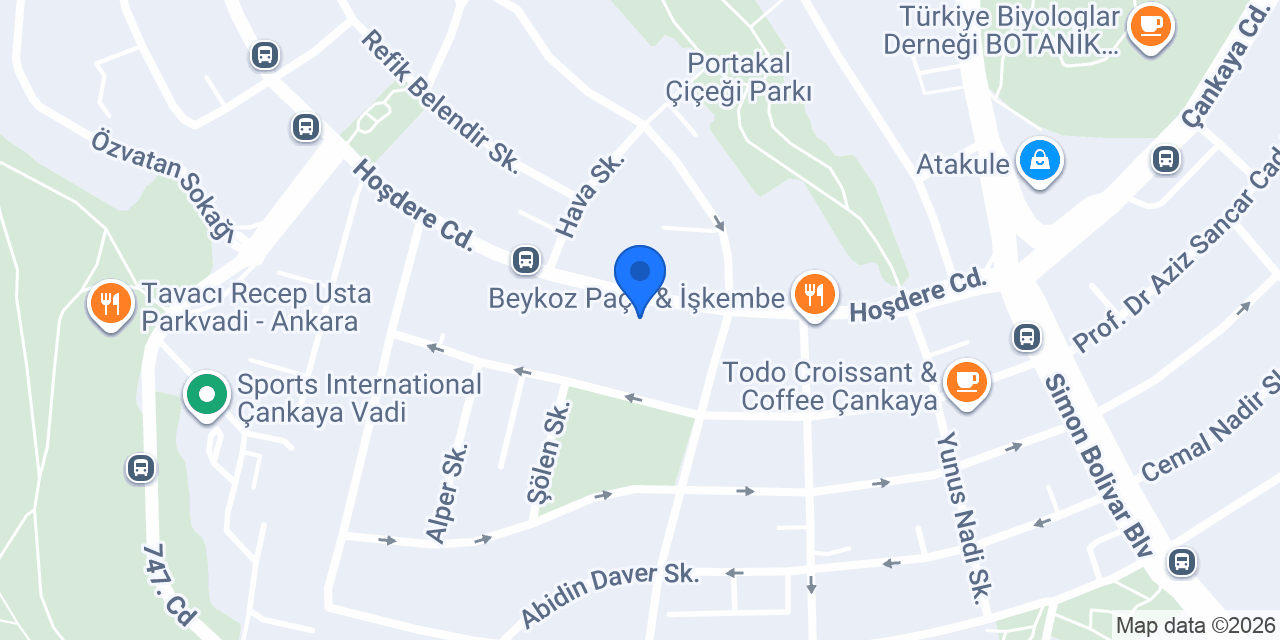 Songör Hukuk Bürosu konumu