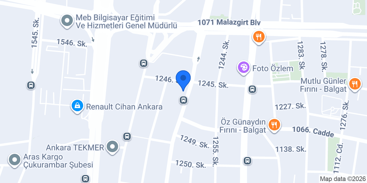 Sesli Garaj konumu