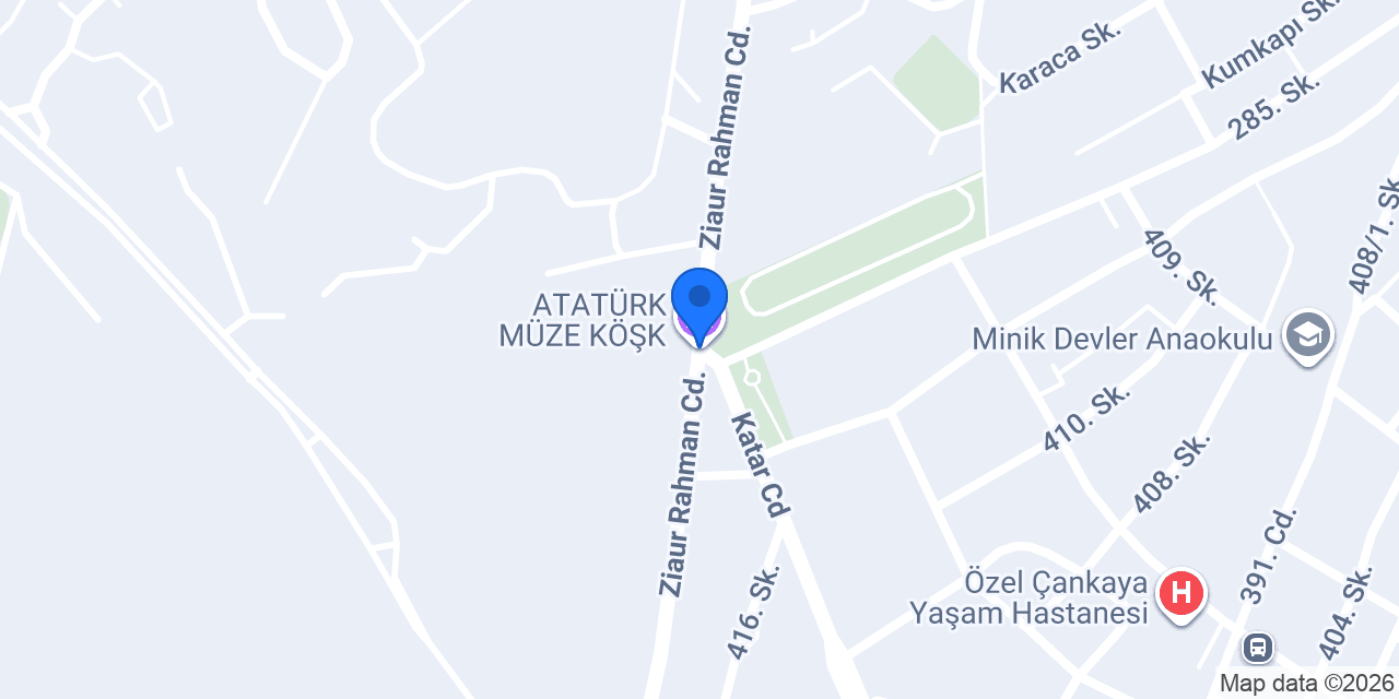 ATATÜRK MÜZE KÖŞK konumu
