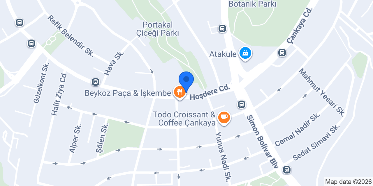 Akbank Çankaya/Ankara Şubesi konumu