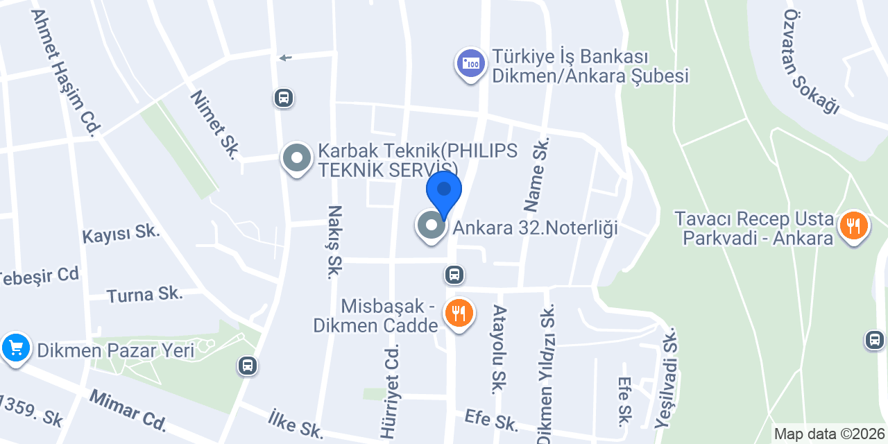 Bankalar Eczanesi konumu