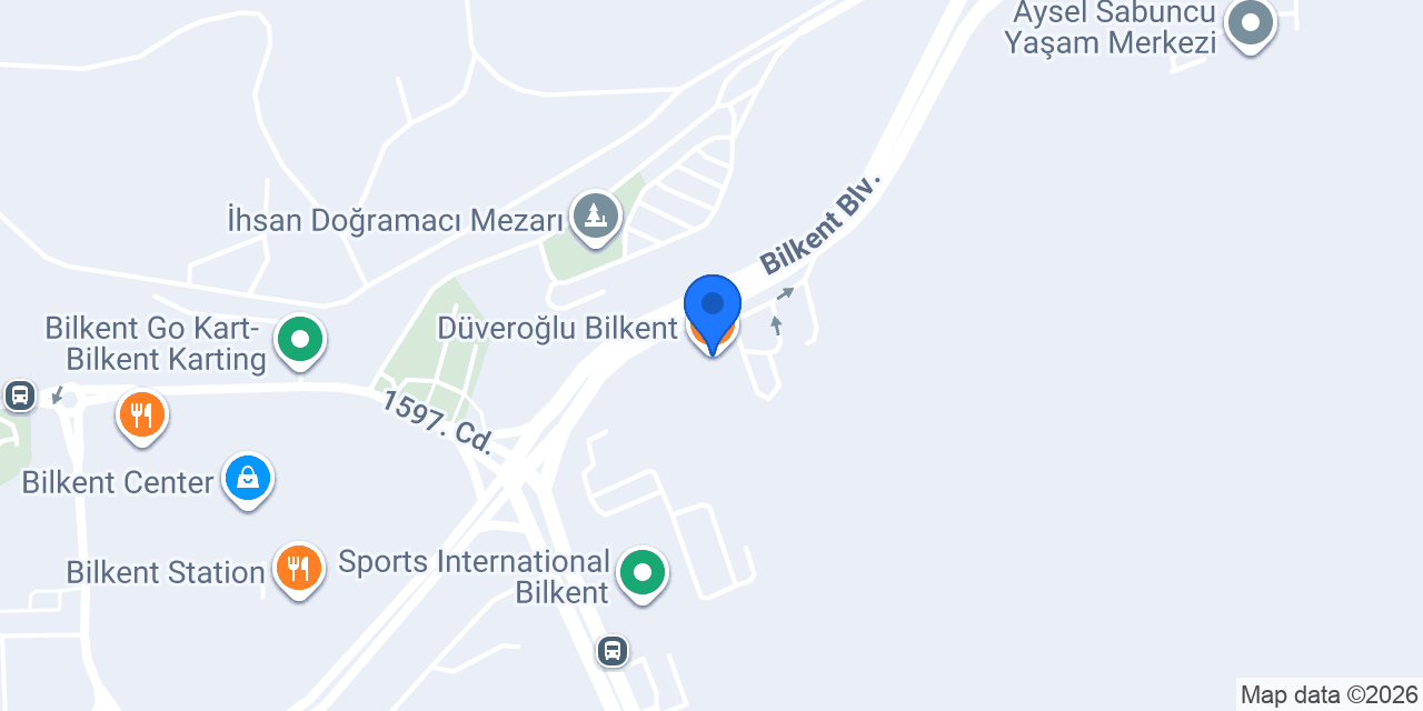 Düveroğlu Bilkent konumu