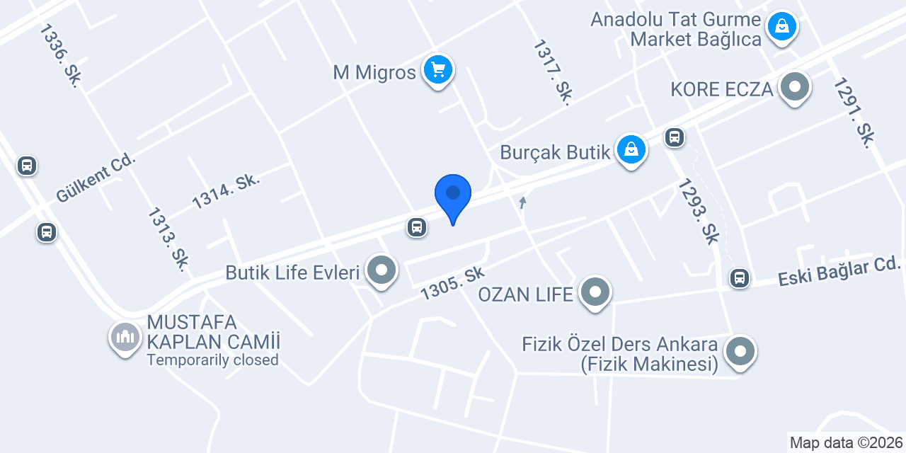 Seven Auto Ankara konumu