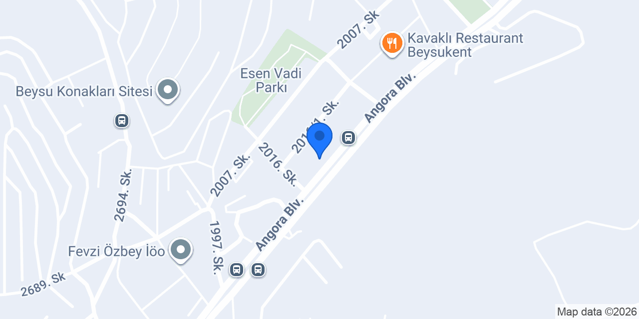 Beysukent Veteriner Kliniği konumu