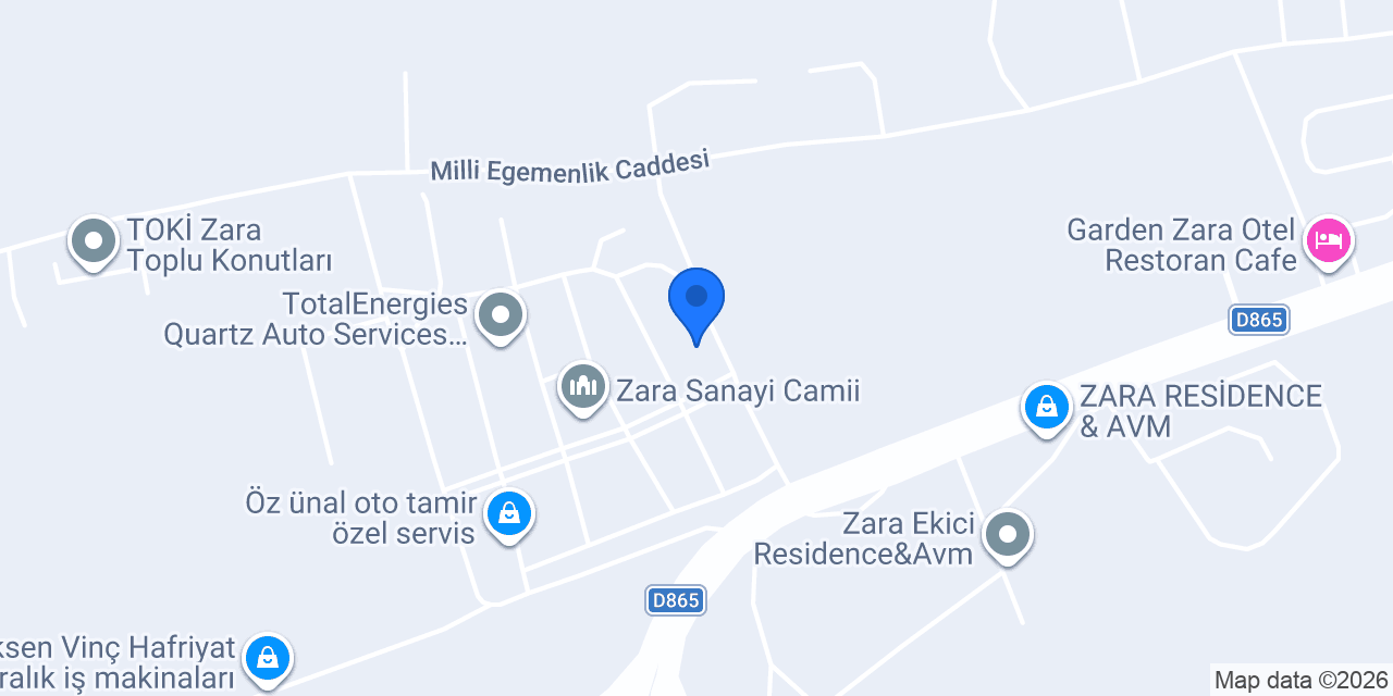 Sanayi sofrası konumu