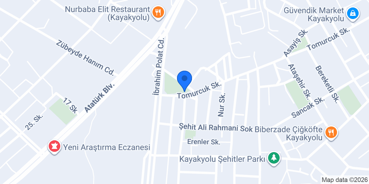 Kayakyolu Taksi konumu
