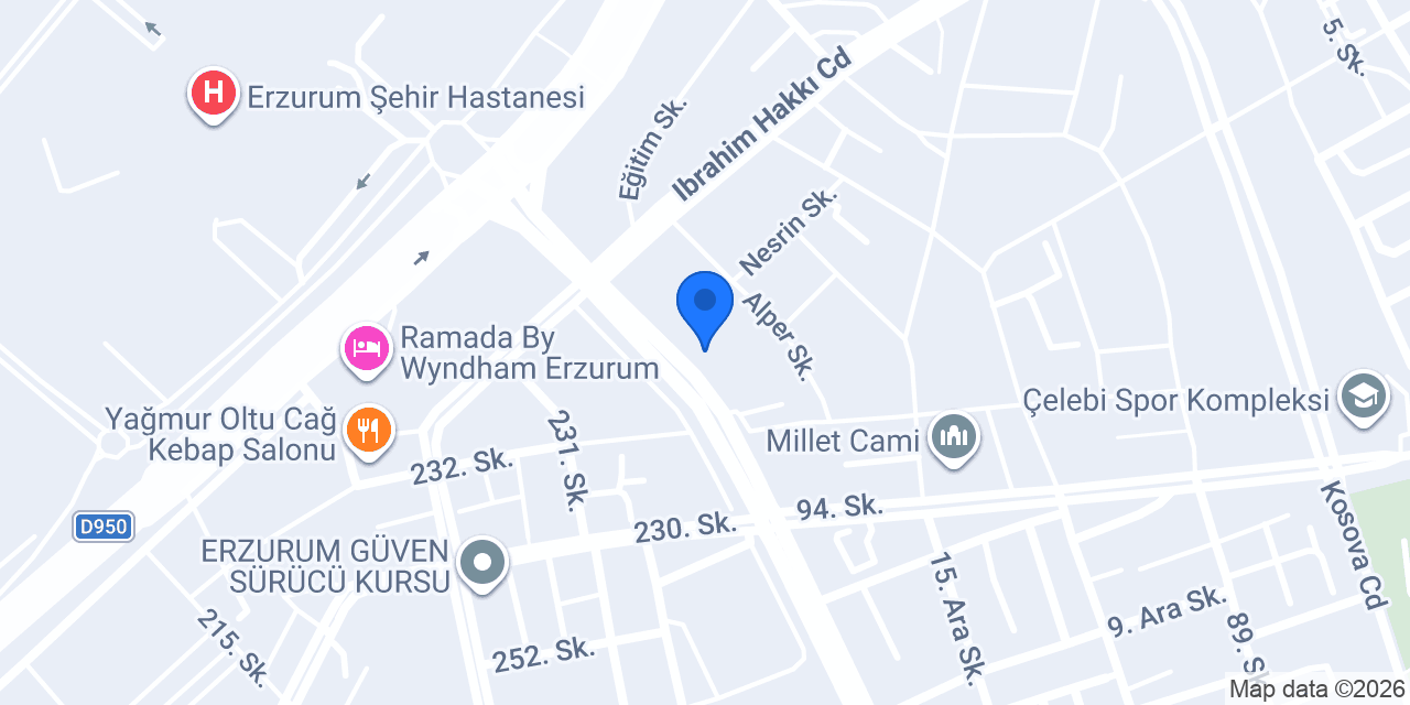 Beyoğlu Fast food konumu
