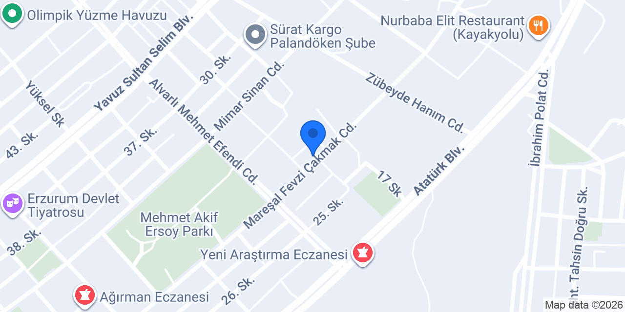 Özmen Kozmetik konumu