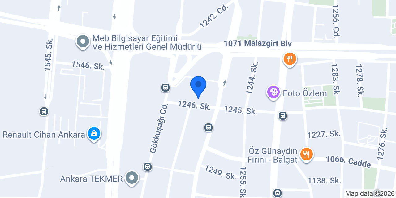 Hilal Tesisat konumu