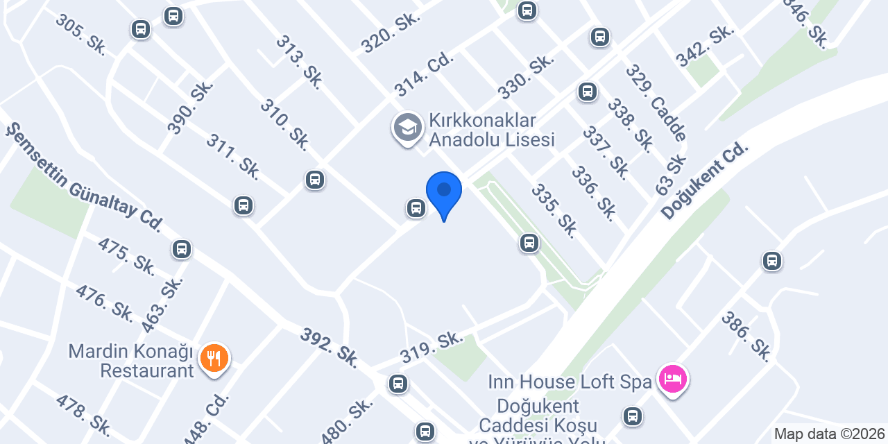 Simkent Erkek Kuaförü konumu