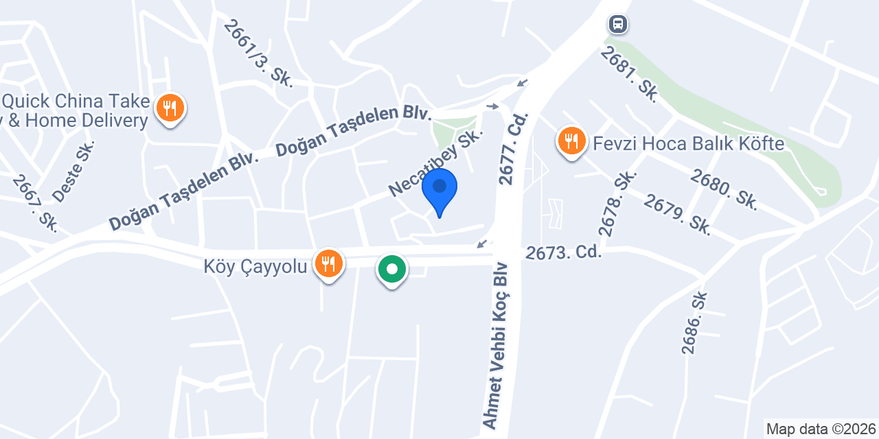 Çayyolu Catering konumu