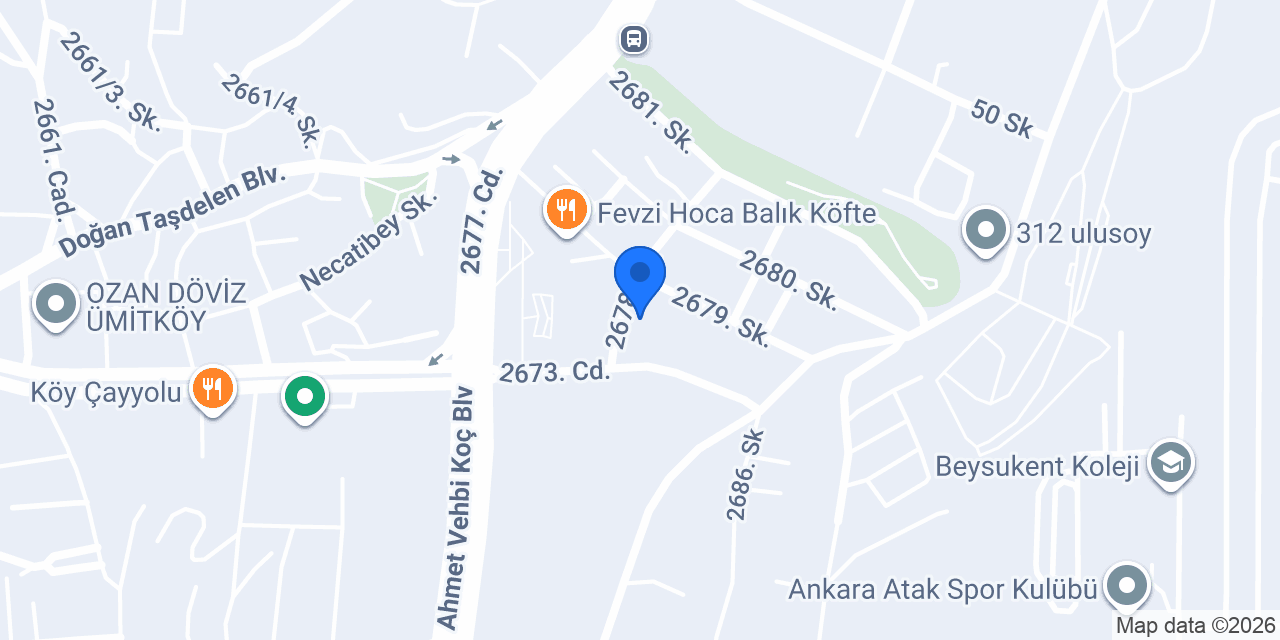 Sevgim Anaokulu konumu