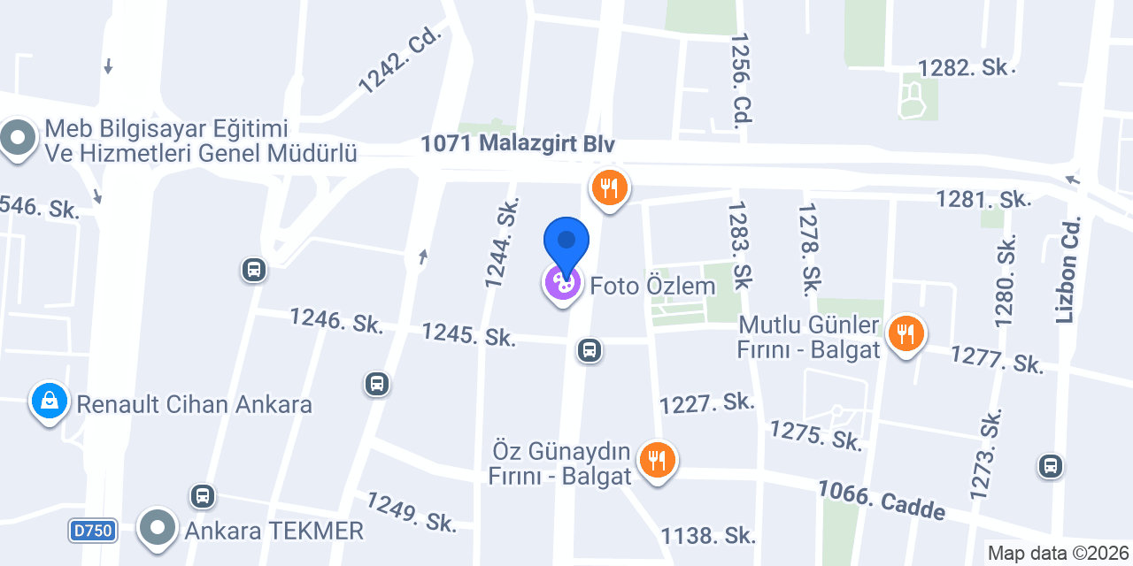 Ndesign Ankara Çankaya konumu