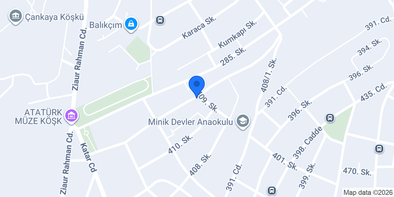 Mesa Ufuk Taksi konumu