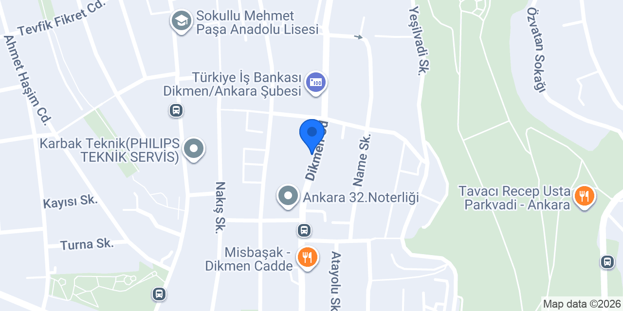 Avcı İlaçlama - Ankara İlaçlama konumu