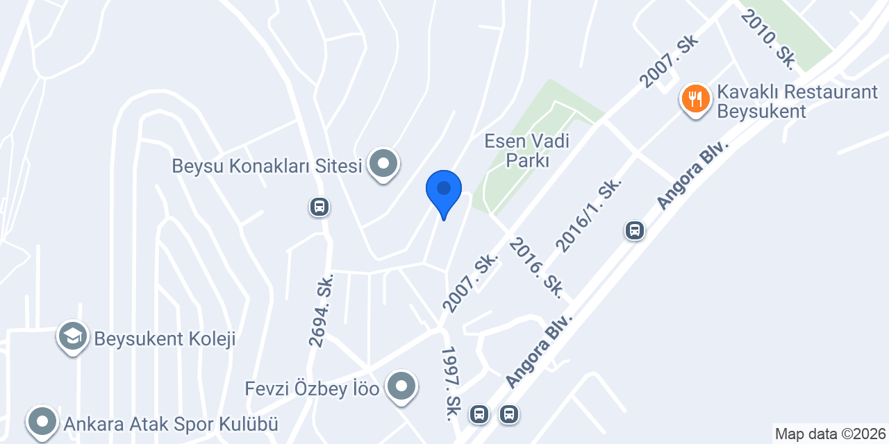 Sedat Dulkadiroğlu Mimarlık konumu