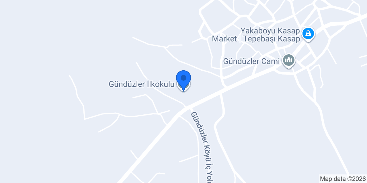 Gündüzler İlkokulu konumu