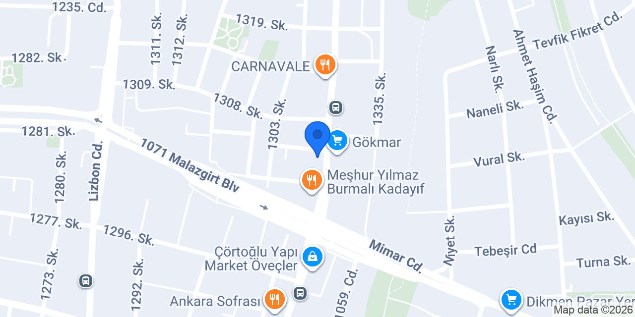 Pan Çiğköfte konumu