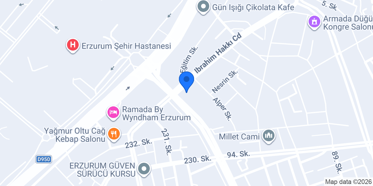 Doç. Dr Zeynep Avşar Ozon-Hacamat-PRP-Akupunktur-Mezoterapi Kliniği konumu