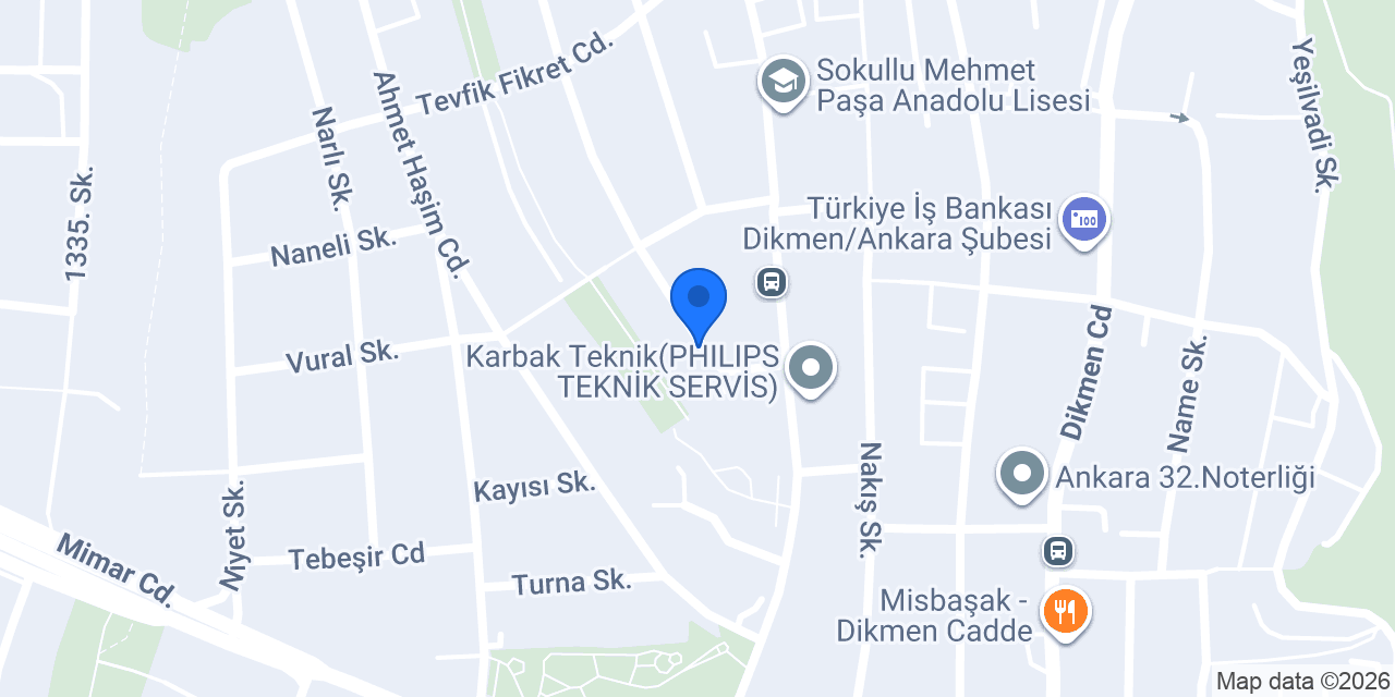 Aypar Parke Sistre Cila konumu