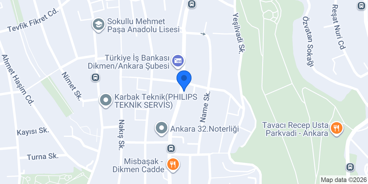 Zirve Mobilya konumu