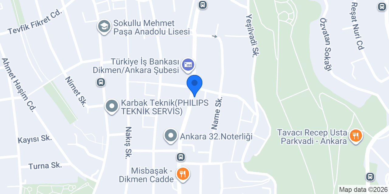 Puffy Yatak Dikmen Çankaya konumu