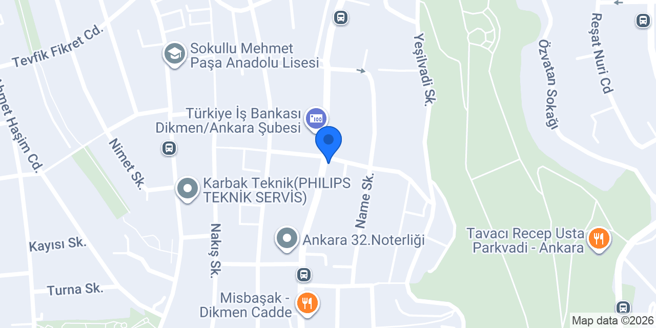 Yataş Bedding I Dikmen konumu