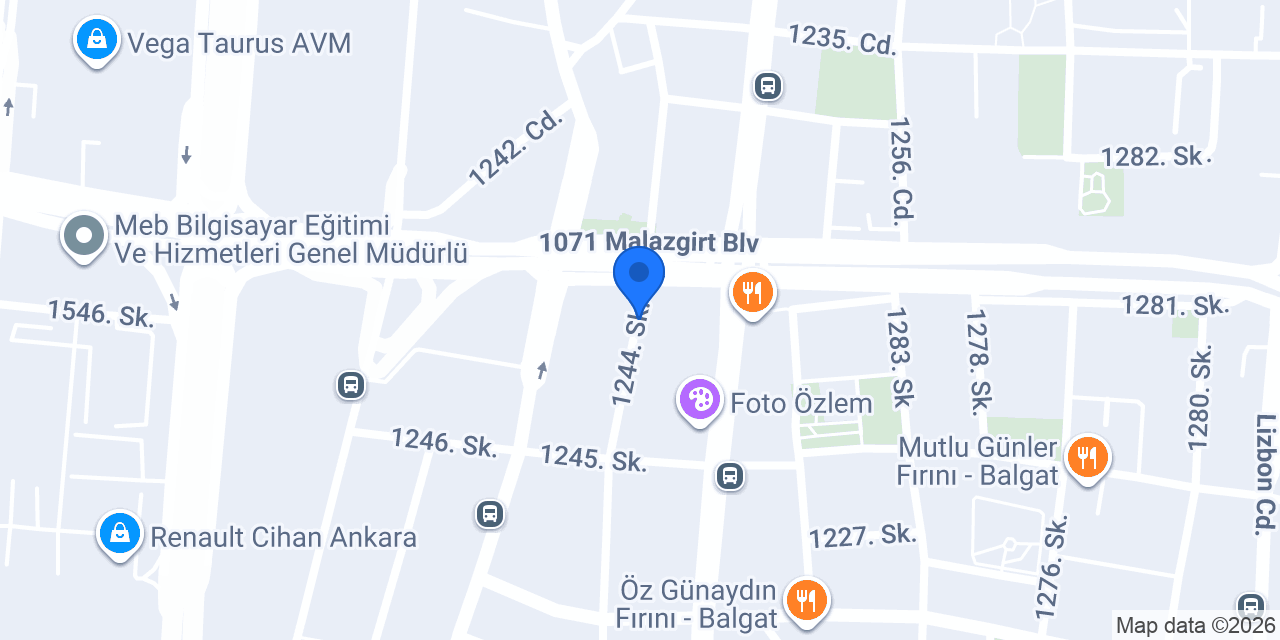 Altem İnşaat konumu