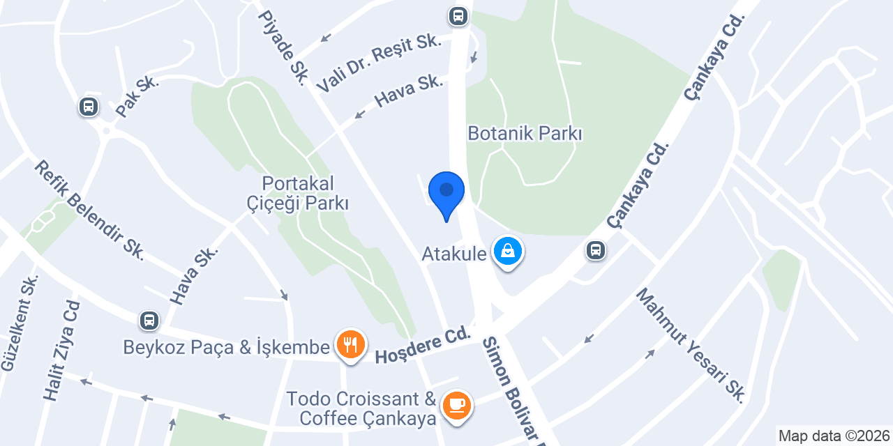 Halkbank Çankaya Şubesi konumu