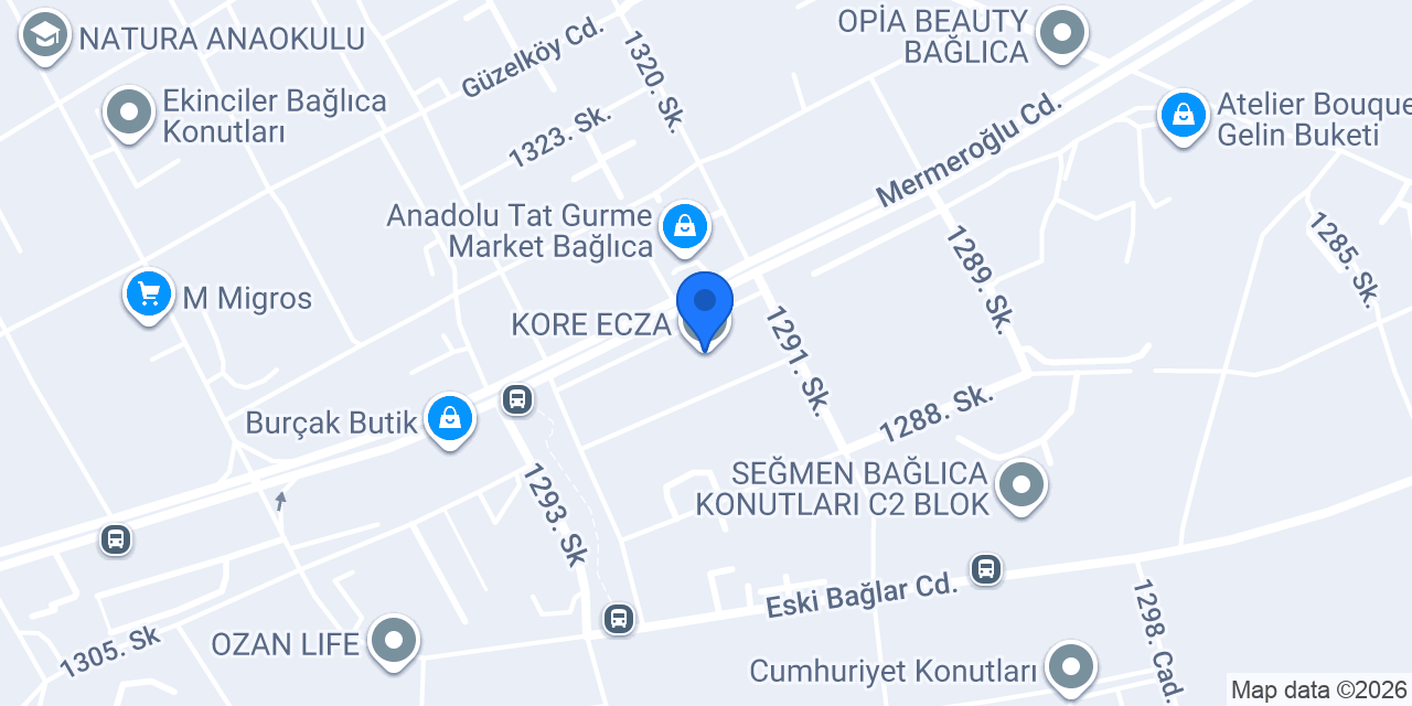 KORE ECZA konumu
