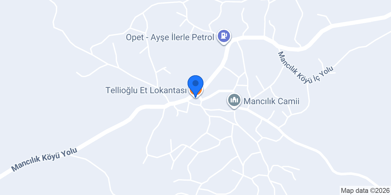 Tellioğlu Et Lokantası konumu