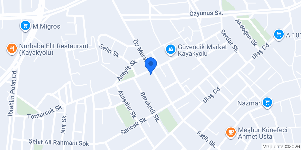Palandöken Eczanesi konumu