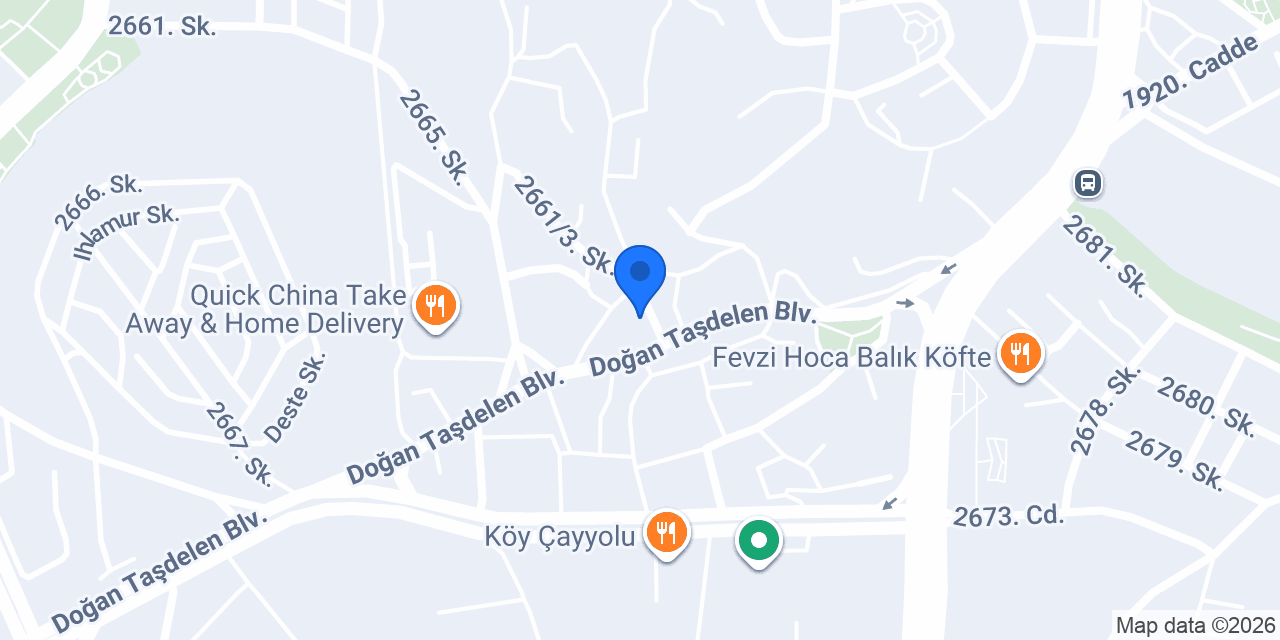 Çayyolu Tesisat konumu