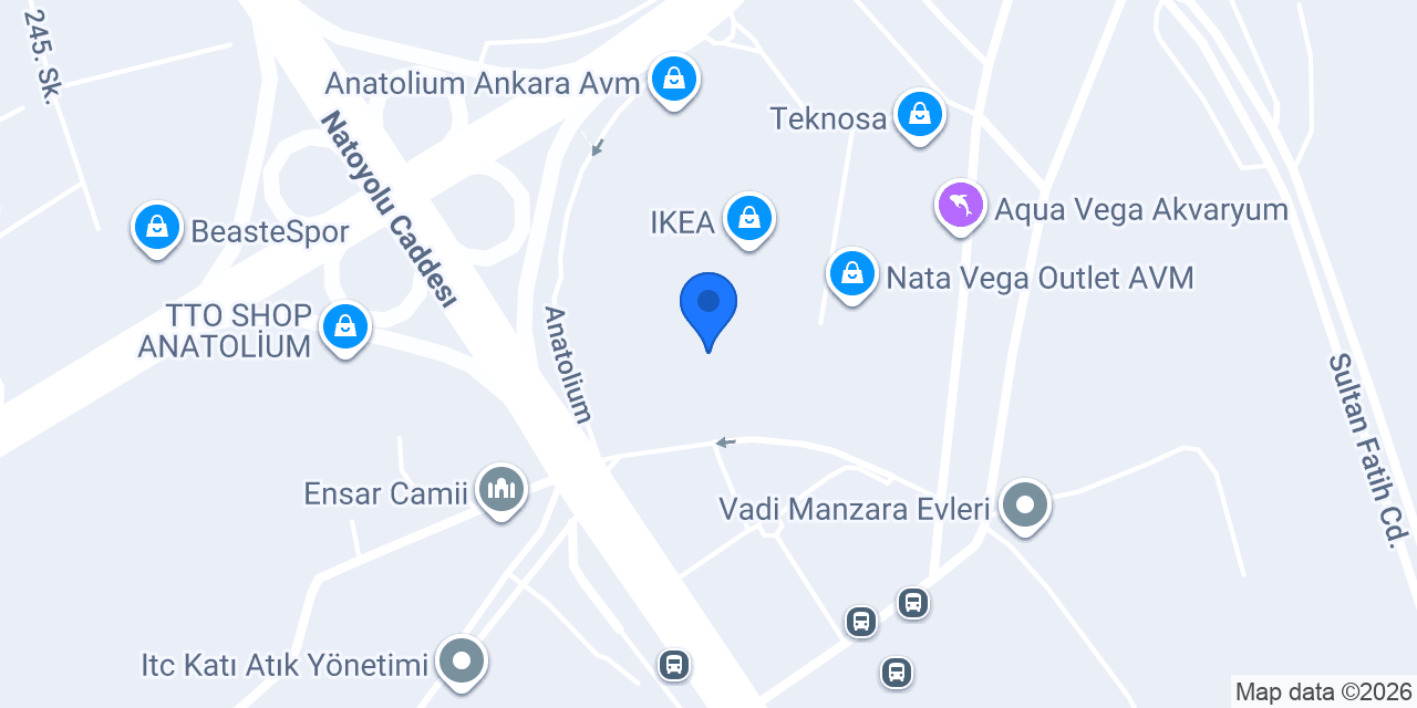 Breezy Natavega Avm Ankara konumu