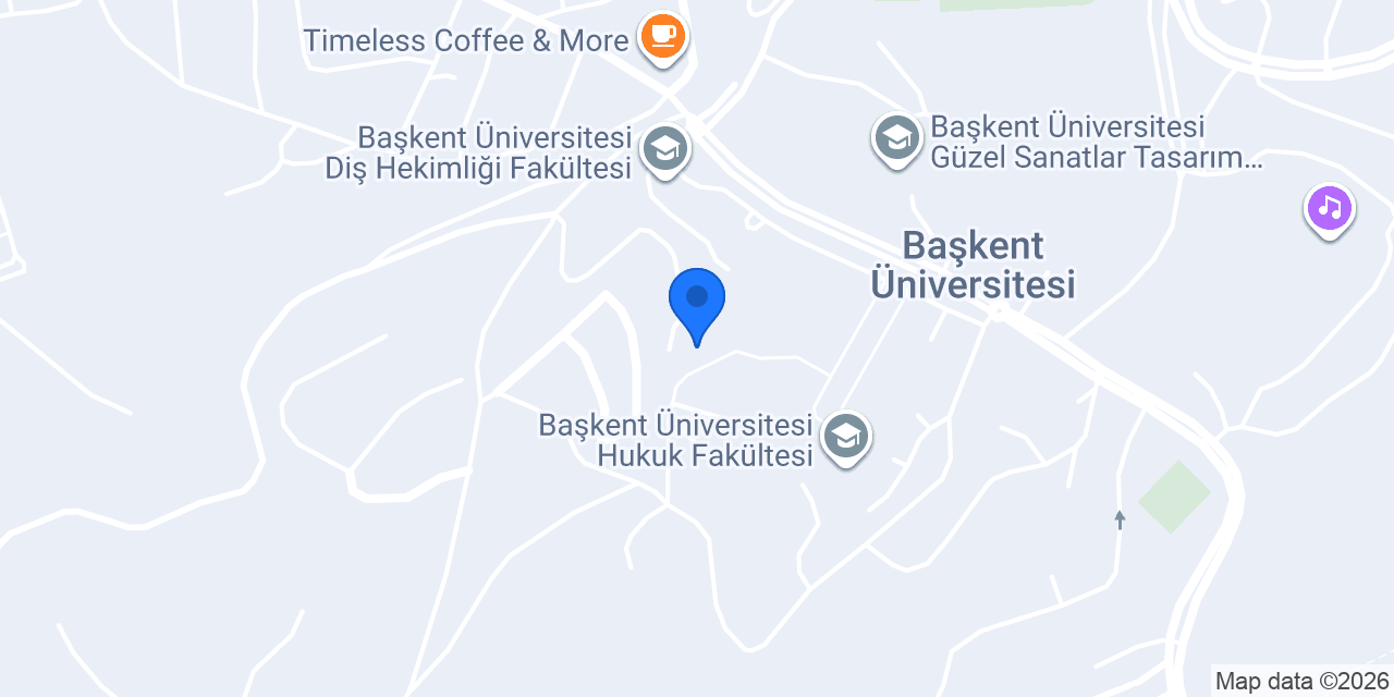 Başkent Üniversitesi Eğitim Fakültesi konumu