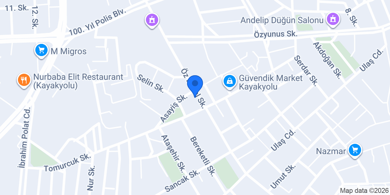 YÜCELİK BOYA&HIRDAVAT konumu