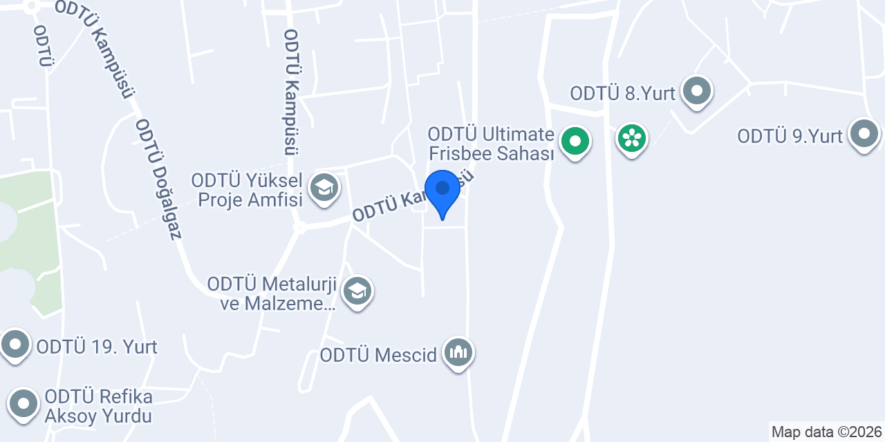 Odtü Su Kaynakları Laboratuvarı konumu