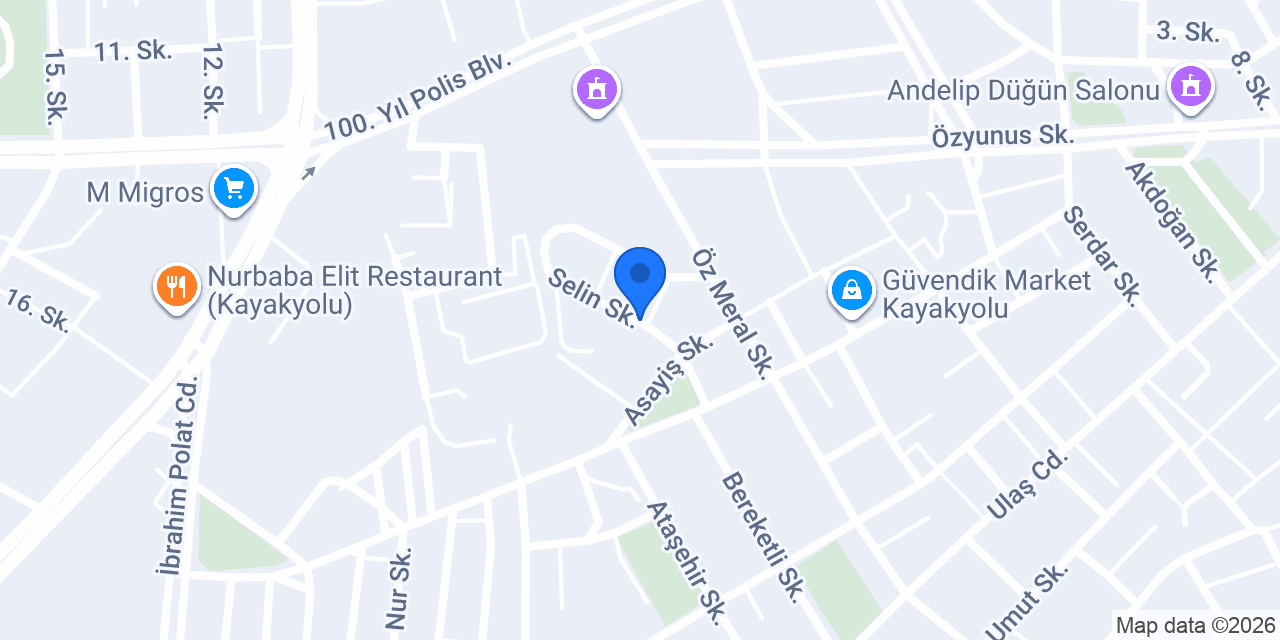 Seren Bayan Kuaför konumu