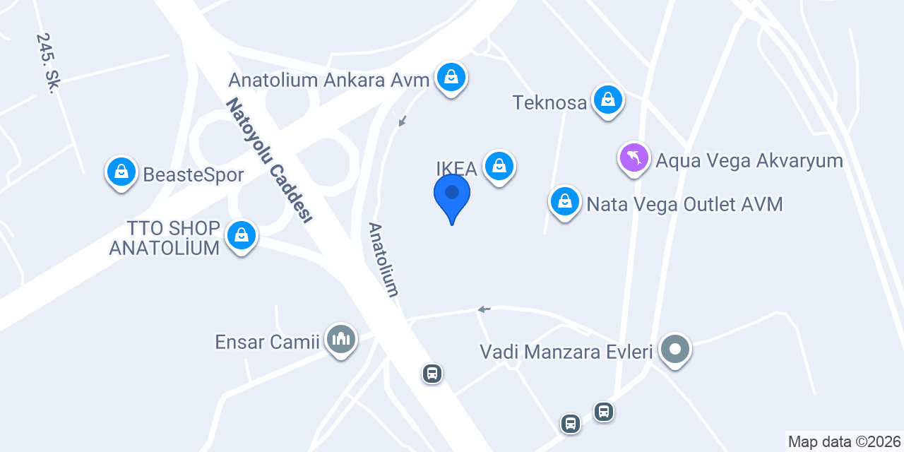 Decathlon Anatolium konumu
