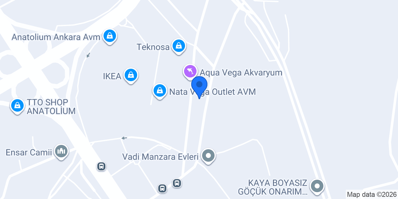Lescon Ankara NataVega Avm konumu