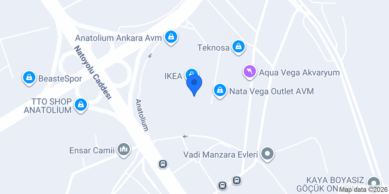 ebebek Ankara Anatolium AVM konumu