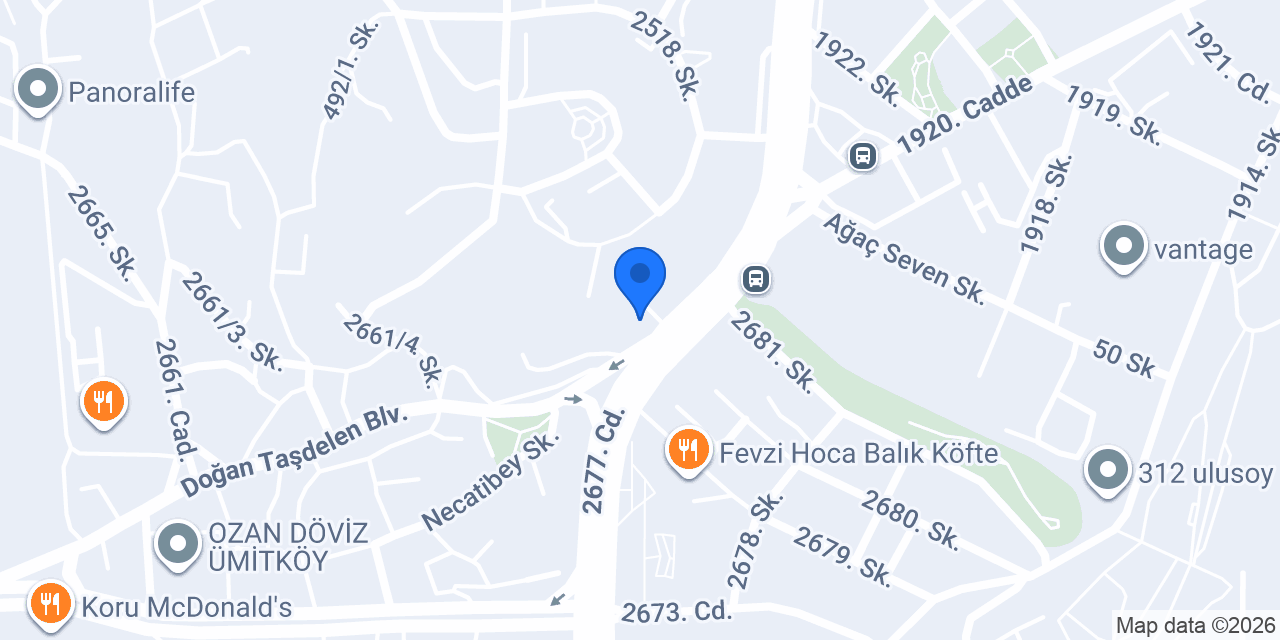 Ümitköy Gece Dönercisi konumu